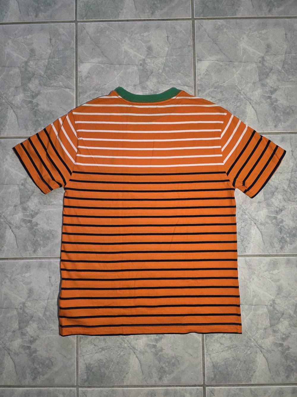 Polo by Ralph Lauren Orange Striped Crewneck T-Shirt (Boys) - Picture 6 of 6